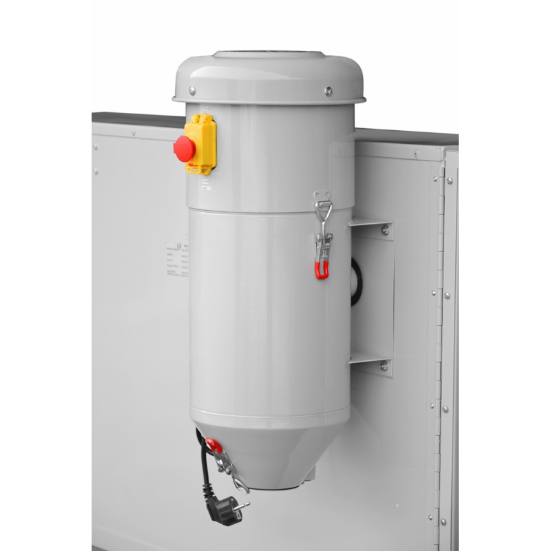 Sabbiatrice da banco cabina 450 L - apertura superiore