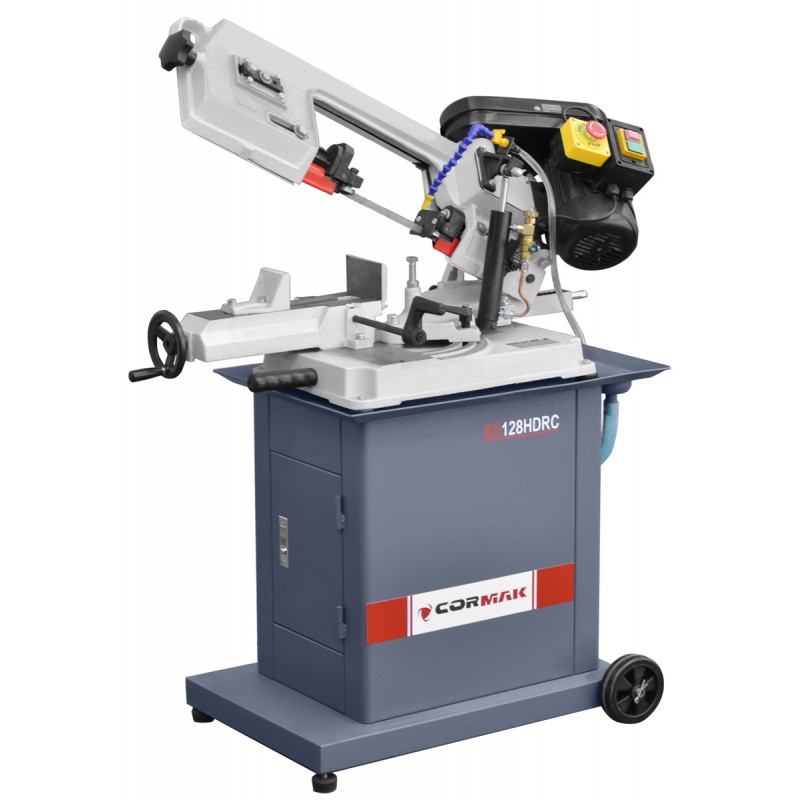 Segatrice a nastro per metallo CORMAK BS128HDRC 230V industriale | CORMAK