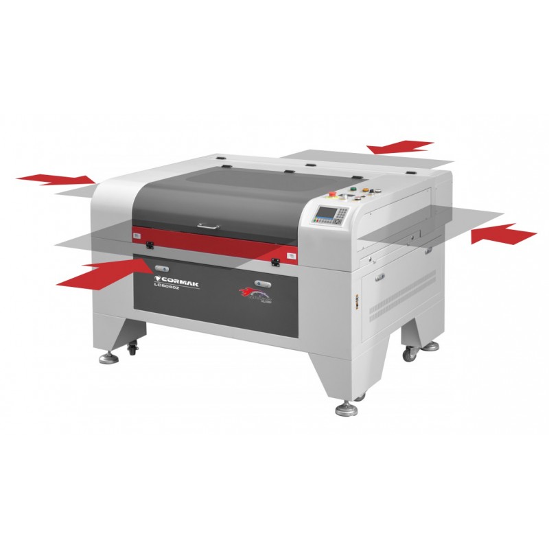 Laser CO₂ da incisione e taglio CORMAK LC6090Z controllo migliorato | CORMAK