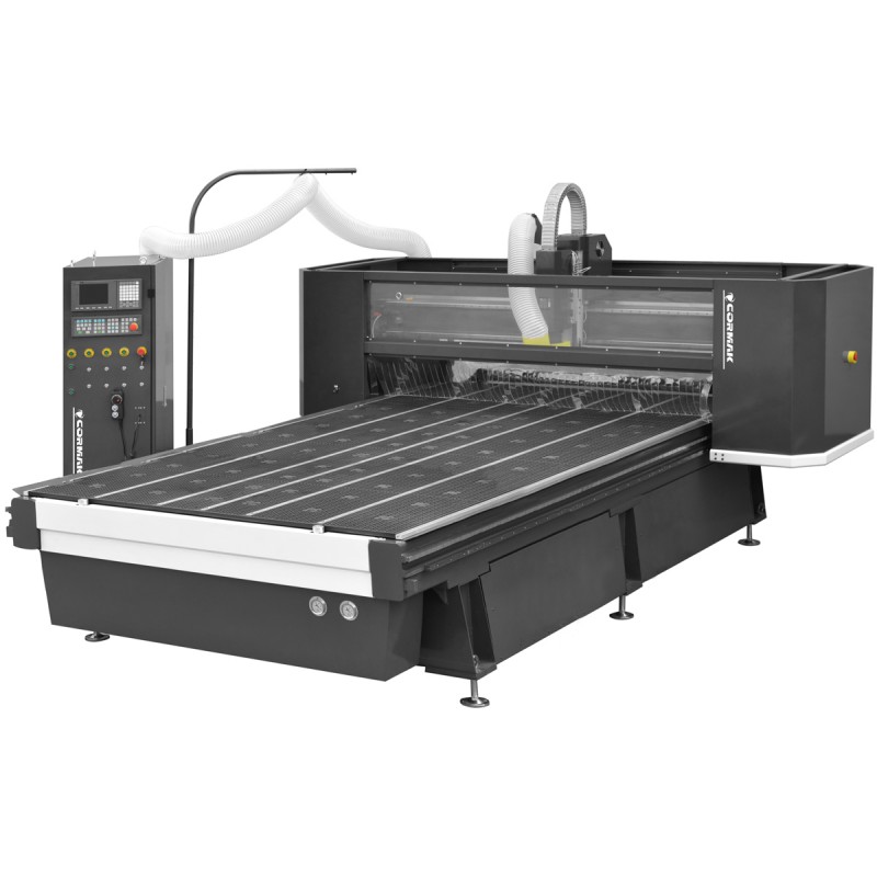 Fresatrice CNC / Router CNC CORMAK C2040 IND 2100x4100 tavolo ibrido | CORMAK