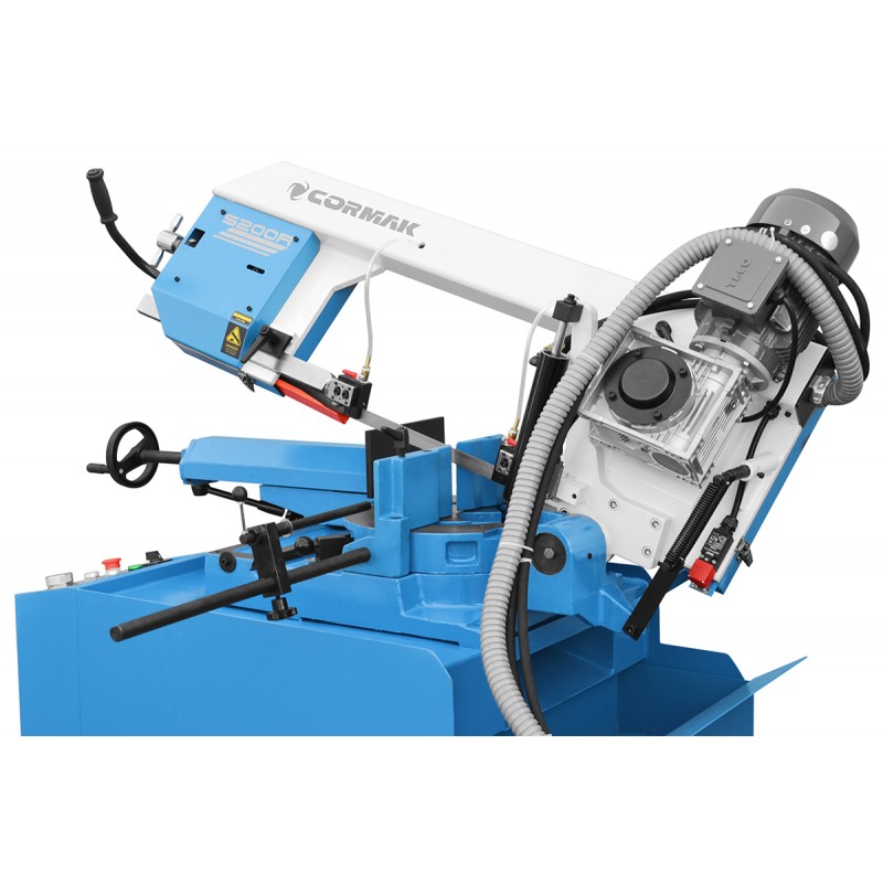 Segatrice a nastro per metallo CORMAK S200R Manual taglio -45°/+60° 36/70m/min | CORMAK