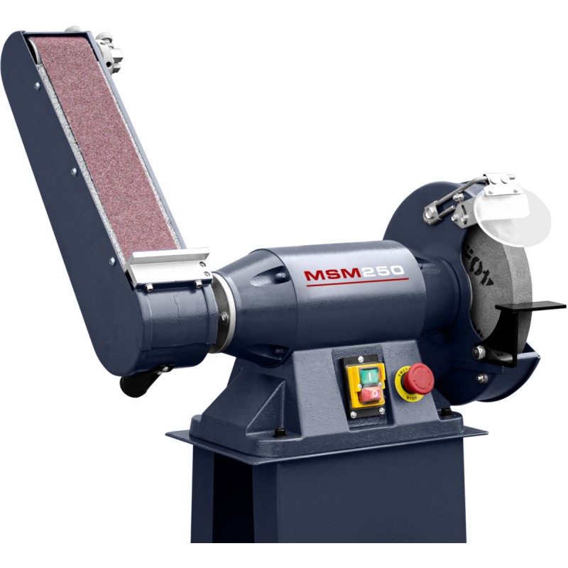 Smerigliatrice nastro/disco CORMAK MSM250 con base, officina | CORMAK
