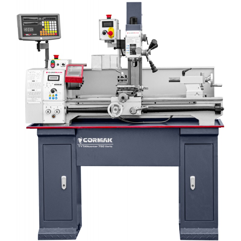Tornio-fresatrice CORMAK TYTAN Center 750 VARIO DRO | CORMAK