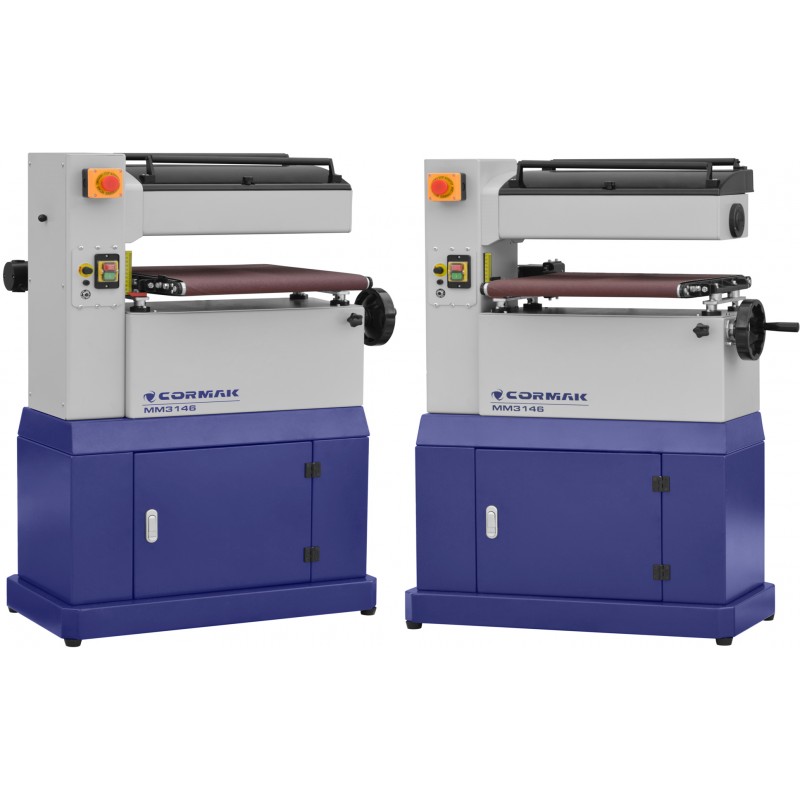 Levigatrice a tamburo CORMAK MM3146 230V per legno e metallo | CORMAK