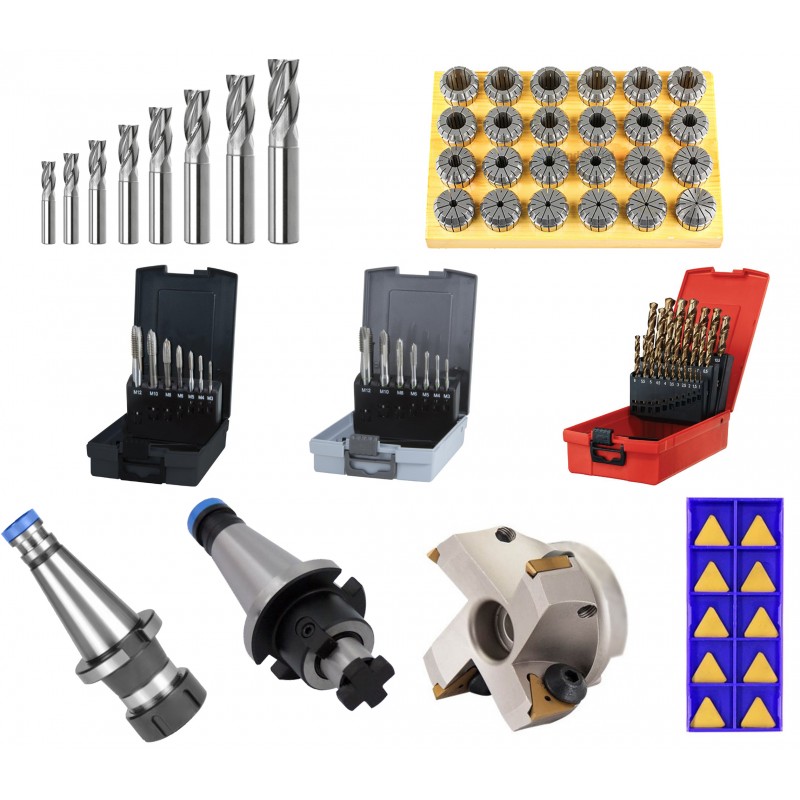 Set starter utensili CORMAK ISO40 per fresatrice | CORMAK