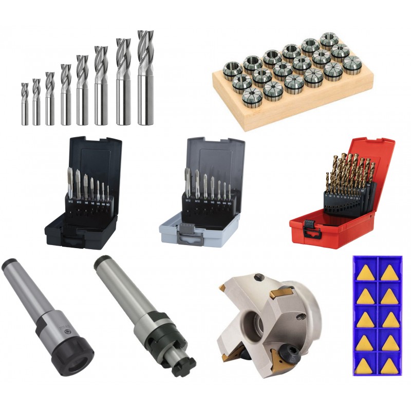 Set starter utensili CORMAK MK3 (MT3) per fresatrice | CORMAK