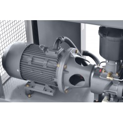 Compressore a vite con inverter, essiccatore IZBERG N30S e serbatoio verticale 500L CORMAK THEOR 30 3200L/min 22kW