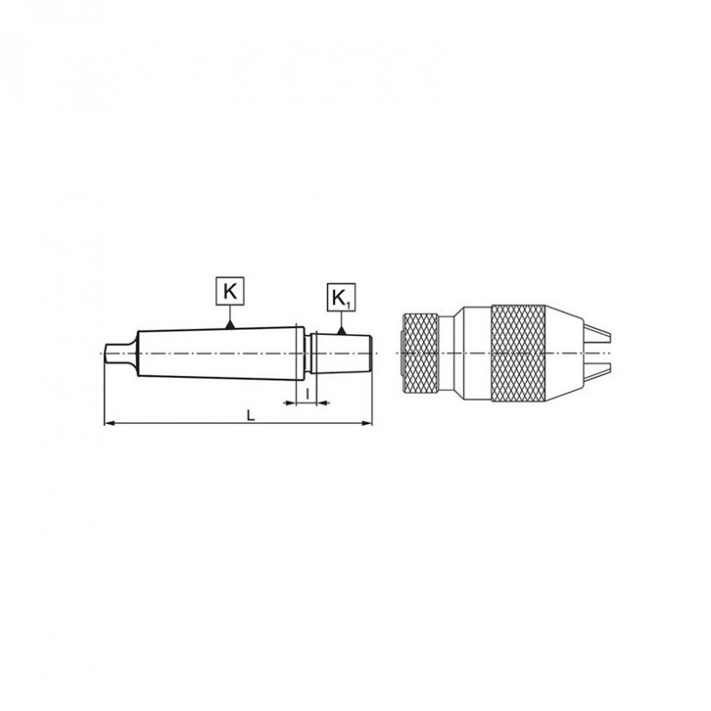 Cono Morse per mandrino portapunta CORMAK MK2/B16 | CORMAK