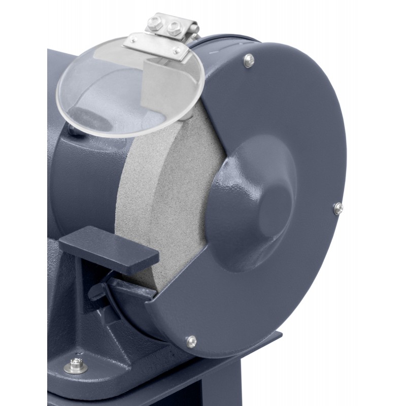Smerigliatrice a doppio disco CORMAK M200S con base, officina | CORMAK