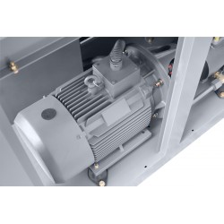 Compressore a vite con inverter, essiccatore IZBERG N50S e serbatoio verticale 500L CORMAK THEOR 50 7000L/min 37kW