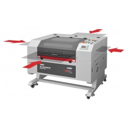 Plotter laser CO2 CORMAK 5070Z taglio incisione | CORMAK