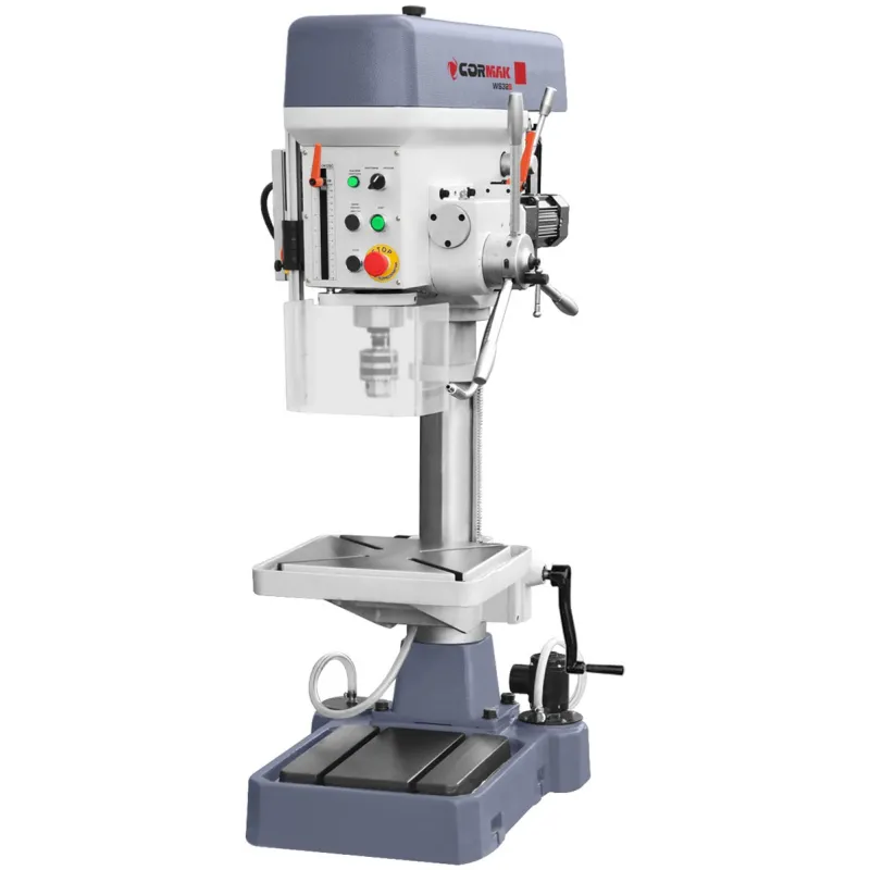 Trapano da banco CORMAK WS32BC con avanzamento automatico e raffreddamento