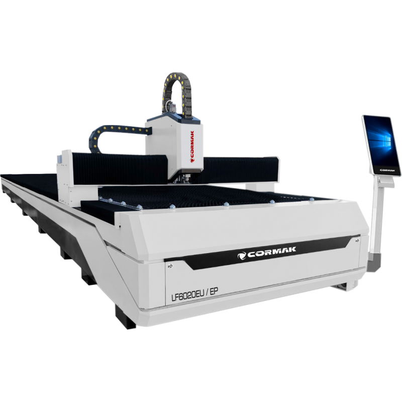 Laser a fibra CORMAK FIBER LF6020EP4 1000W taglio lamiera | CORMAK