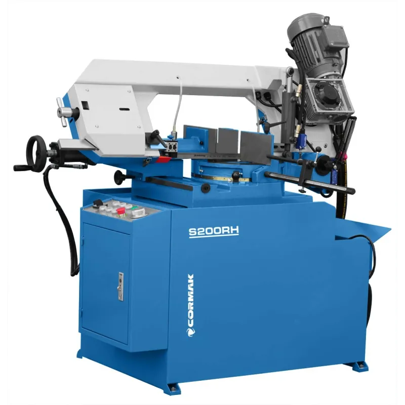 Segatrice a nastro semiautomatica per metallo CORMAK S200RH