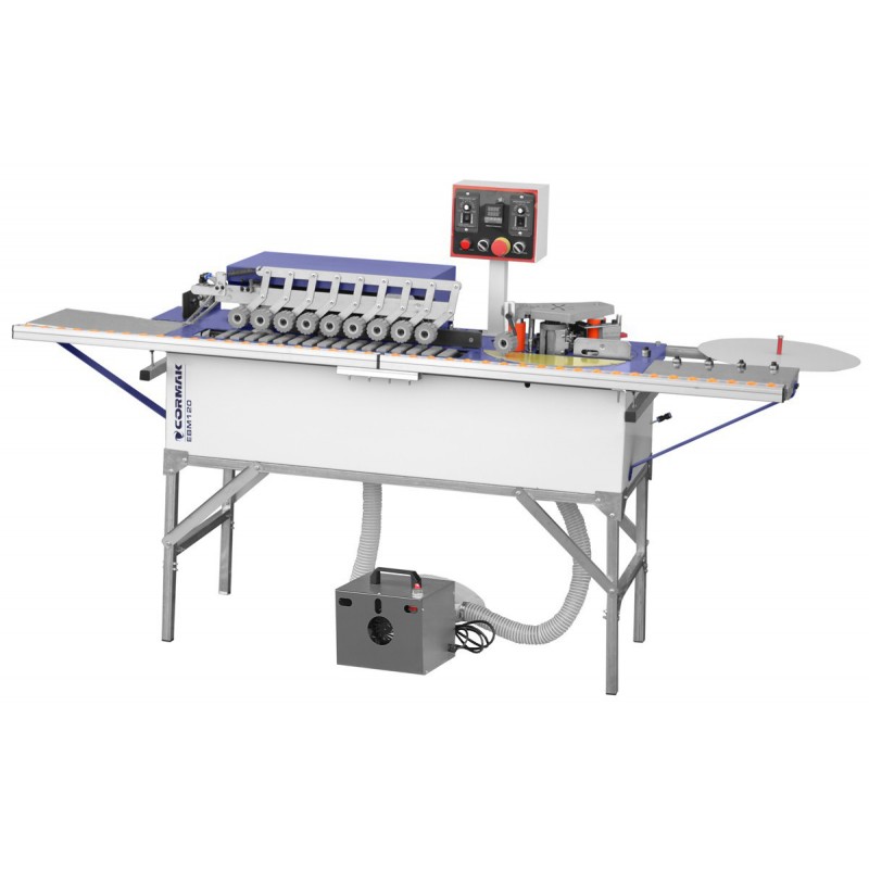 Bordatrice stazionaria CORMAK EBM120 con aspirazione + colla | CORMAK
