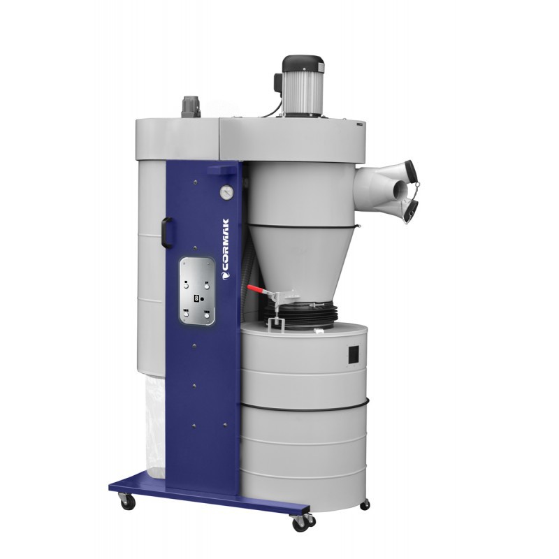Aspiratore ciclonico CORMAK DC3000 400V industriale | CORMAK