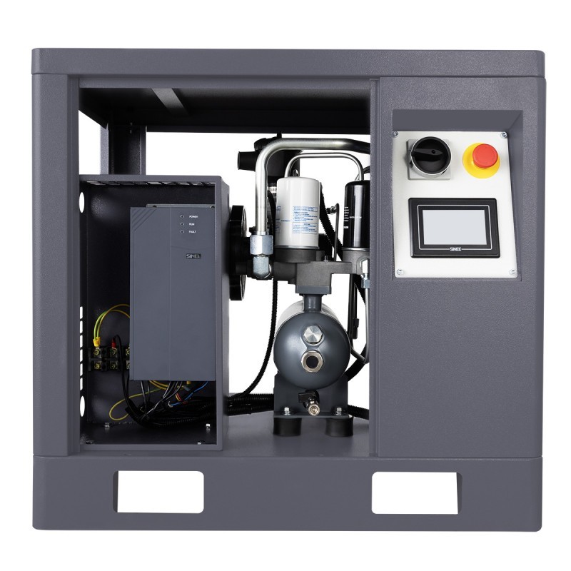 Compressore a vite con inverter e serbatoio verticale 270L CORMAK LUFT 400 380L/min 3.0kW 230V