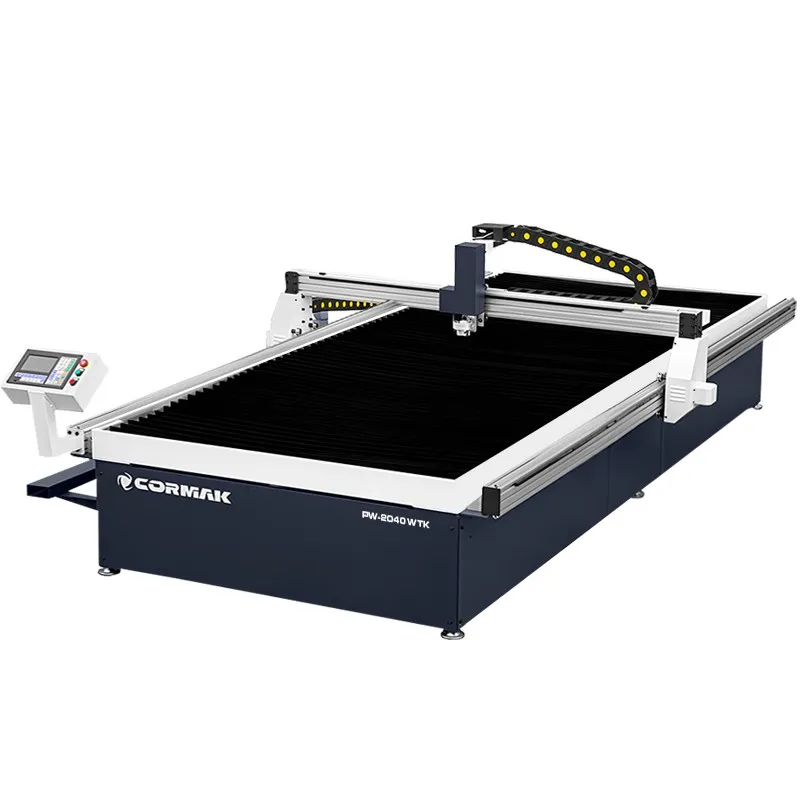 Taglio plasma CNC CORMAK PW-2040 WTK 2000x4000 con tavolo ad acqua