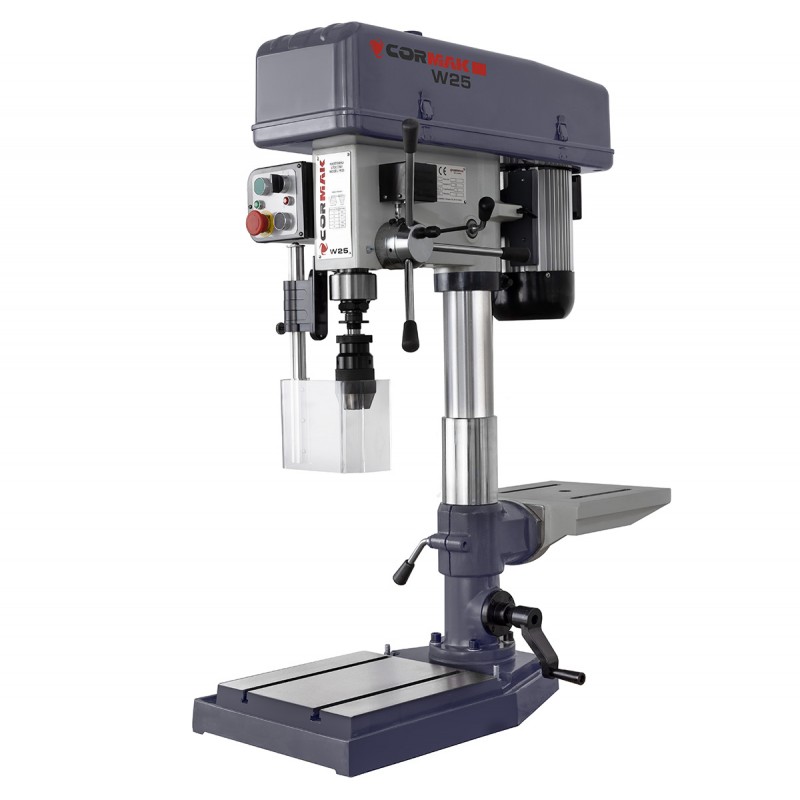 Trapano da banco CORMAK W25 con maschiatura per metallo | CORMAK