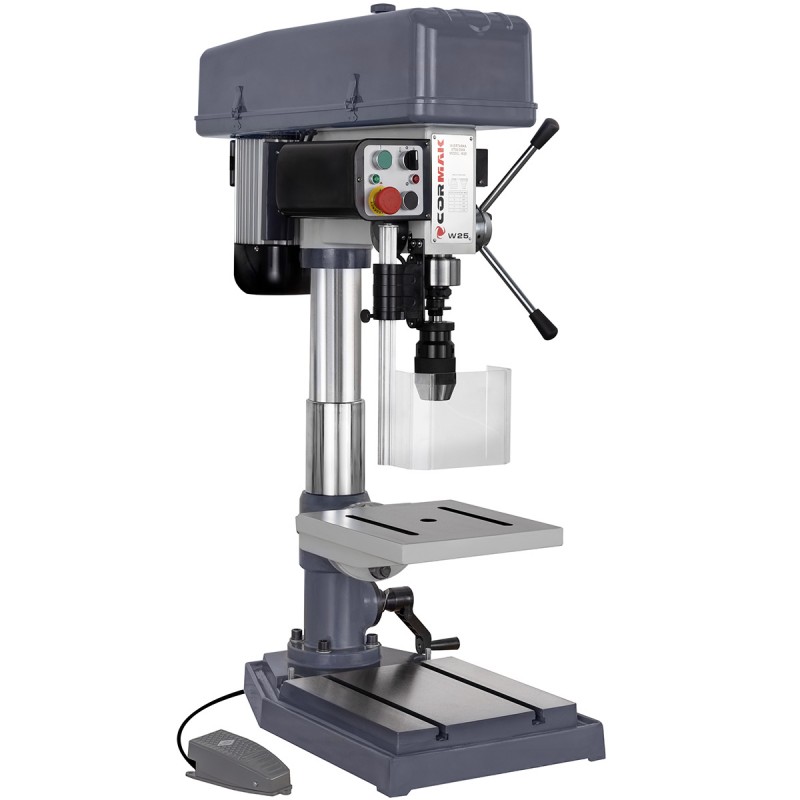 Trapano da banco CORMAK W25 con maschiatura per metallo | CORMAK
