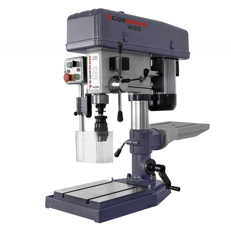 Trapano da banco CORMAK W25 con maschiatura per metallo | CORMAK