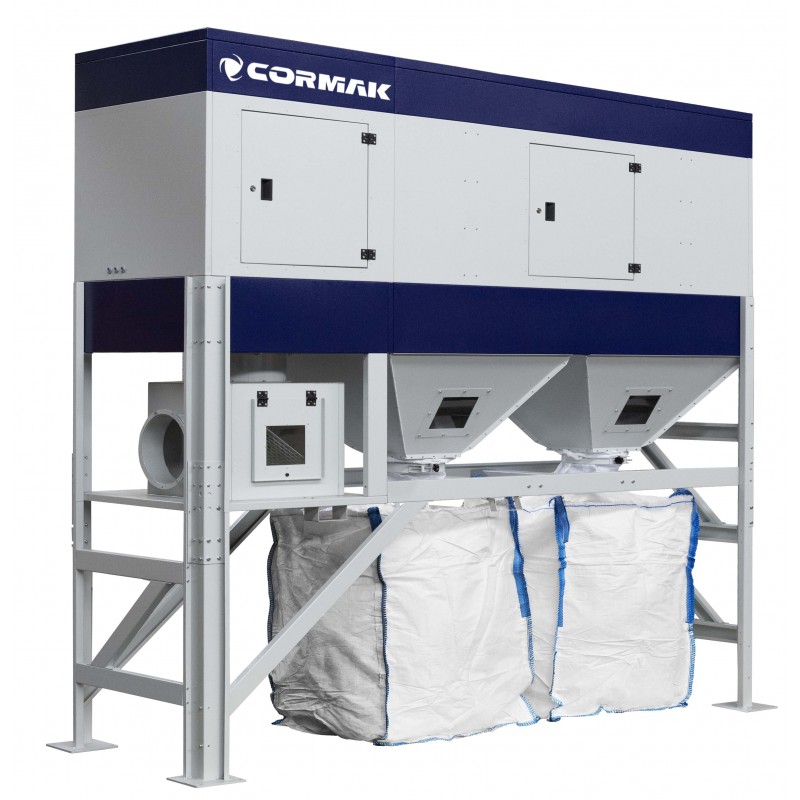 Aspiratore industriale CORMAK DCV15000 TC VIBER | sistema centrale ad alte prestazioni | CORMAK