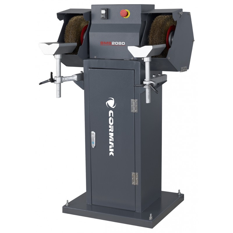 Sbavatrice a spazzole CORMAK BMS2080 con base, metalli | CORMAK