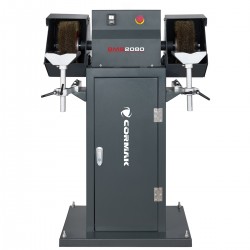 Sbavatrice a spazzole CORMAK BMS2080 con base, metalli | CORMAK