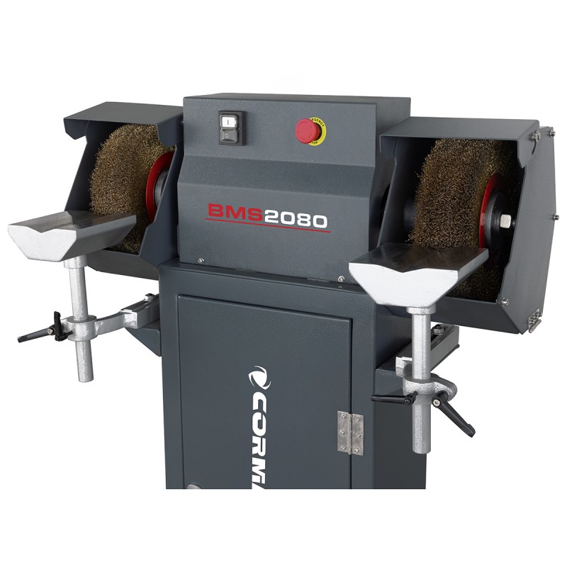 Sbavatrice a spazzole CORMAK BMS2080 con base, metalli | CORMAK