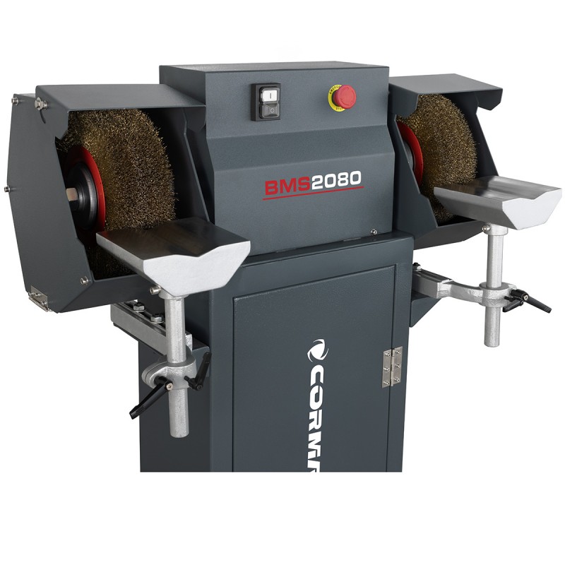 Sbavatrice a spazzole CORMAK BMS2080 con base, metalli | CORMAK