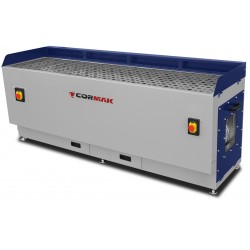 Banco aspirante CORMAK DT2000M per legno e metallo | Tavolo di levigatura con doppio sistema di aspirazione