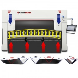 Pressa piegatrice CORMAK ULTIMATE 160x4000 DA-53TX | CORMAK