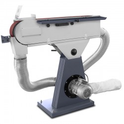 Levigatrice a nastro CORMAK SM75DC con aspirazione industriale | CORMAK