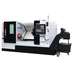 Tornio CNC CORMAK CK7160x1500 con mandrino idraulico 12 utensili SIEMENS SINUMERIK 808D