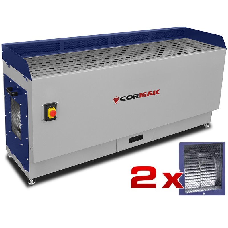 Tavolo di smerigliatura CORMAK DT1500M con aspirazione | CORMAK