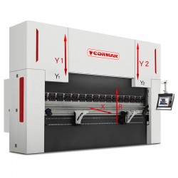 Pressa piegatrice CORMAK 80x2500 DA-58T CNC | CORMAK