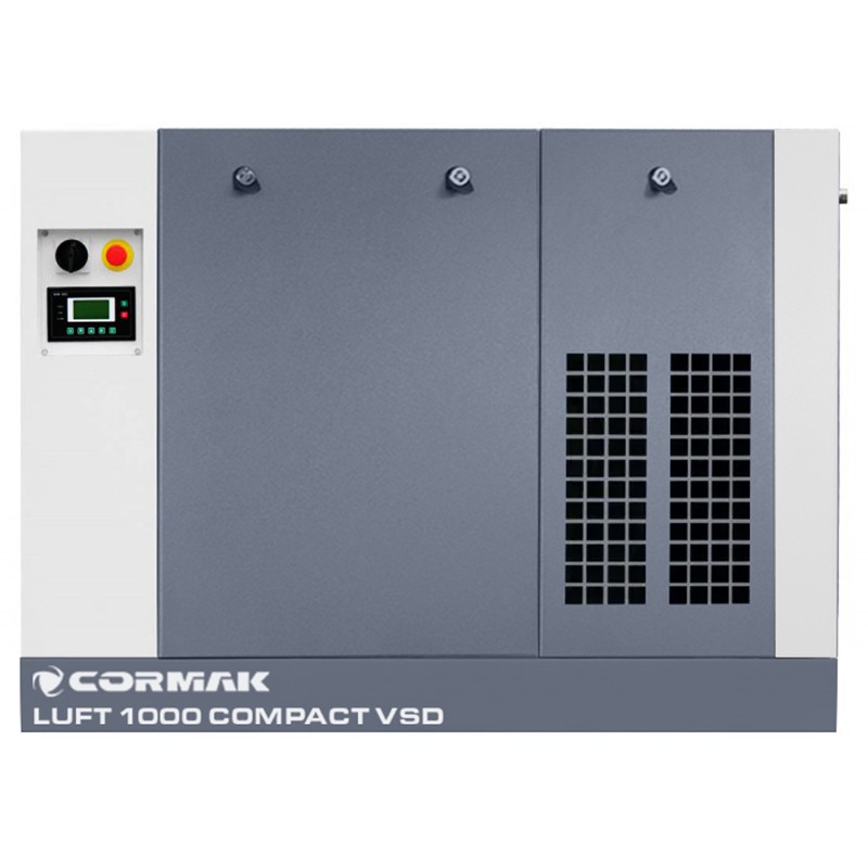 Compressore a vite con essiccatore e inverter CORMAK LUFT 1000 VSD COMPACT 950L/min 7.5kW