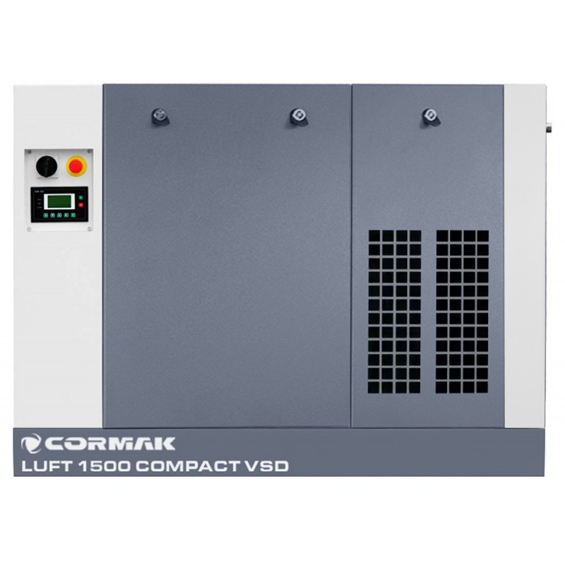 Compressore a vite con essiccatore e inverter CORMAK LUFT 1500 COMPACT 1580L/min 11kW