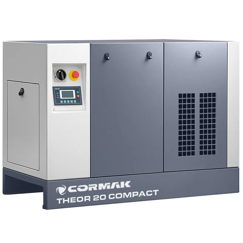 Compressore a vite CORMAK THEOR 20 COMPACT con essiccatore e inverter VSD - 15kW - 2000L/min