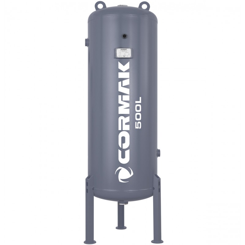 Compressore a vite con inverter, essiccatore IZBERG N10S e serbatoio verticale 500L CORMAK LUFT 1000 950L/min 7.5kW