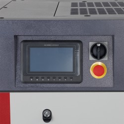 Compressore a vite con inverter, essiccatore IZBERG N30S e serbatoio verticale 1000L CORMAK THEOR 30 3200L/min 22kW