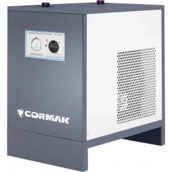 Compressore a vite con inverter, essiccatore IZBERG N50S e serbatoio verticale 1000L CORMAK THEOR 50 7000L/min 37kW