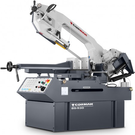 Segatrice a nastro per metallo CORMAK BS530 taglio angolare -45°/+60° | CORMAK