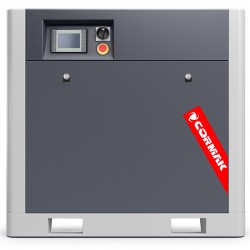 Compressore a vite con inverter, essiccatore IZBERG N20S e serbatoio verticale 1000L CORMAK LUFT 1500 1580L/min 11kW
