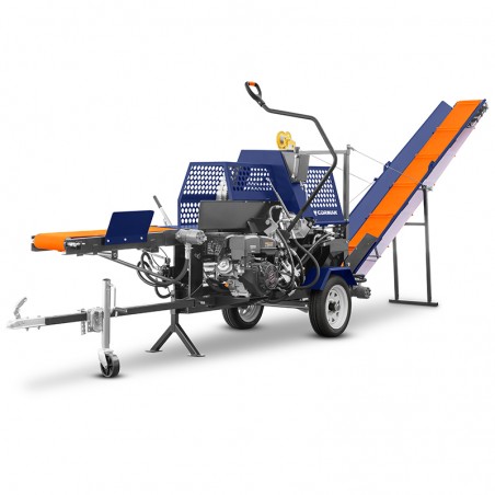 Processore di legna a benzina CORMAK RPL380 20t con sega e spaccalegna | CORMAK