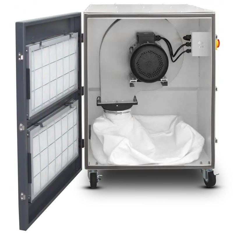 Aspiratore trucioli MDC1500 400V con tubo 3m | CORMAK