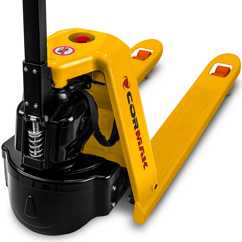 Transpallet elettrico Q15-4 da 1500 kg con batteria agli ioni di litio (sollevamento e marcia elettrici)