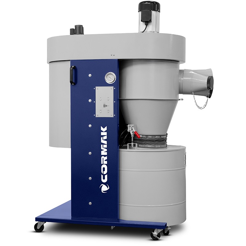 Aspiratore ciclonico CORMAK DC2200 400V per trucioli | CORMAK