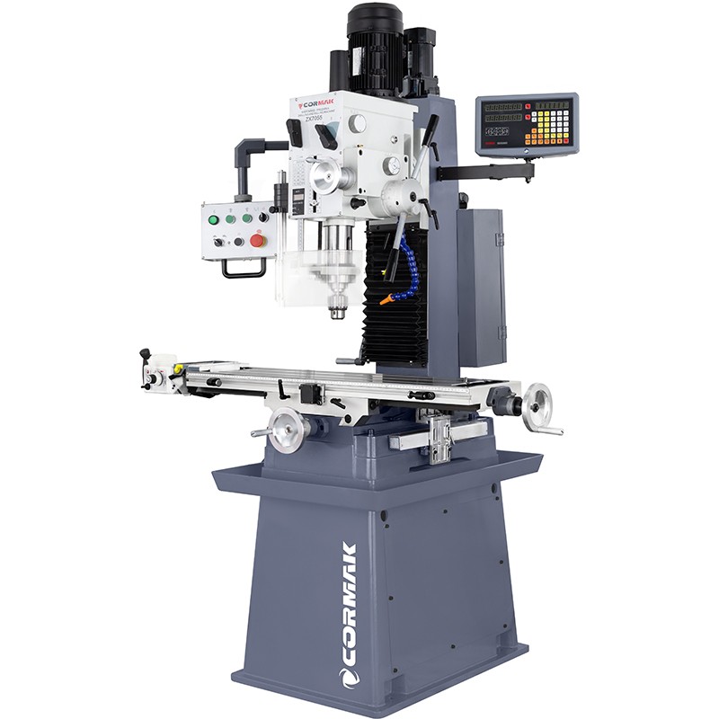 Fresatrice e trapano da banco CORMAK ZX7055 DRO | CORMAK