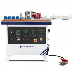 Bordatrice semi-automatica CORMAK EBM360B per bordi diritti e curvi | Produttore CORMAK